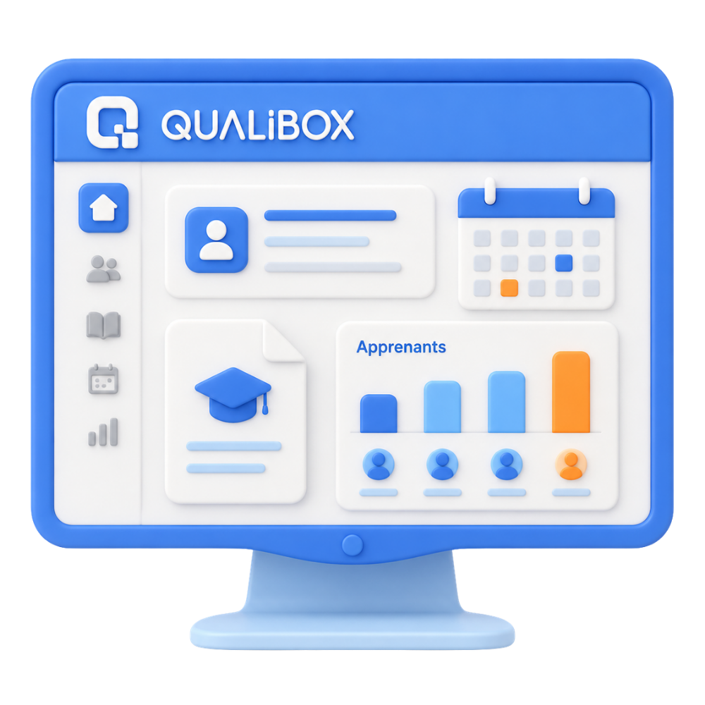 Tableau de bord QUALiBOX — pilotage de la conformité sur ordinateur et mobile